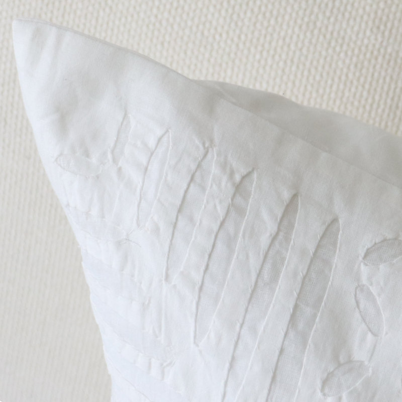 Applique en coton, Blanc