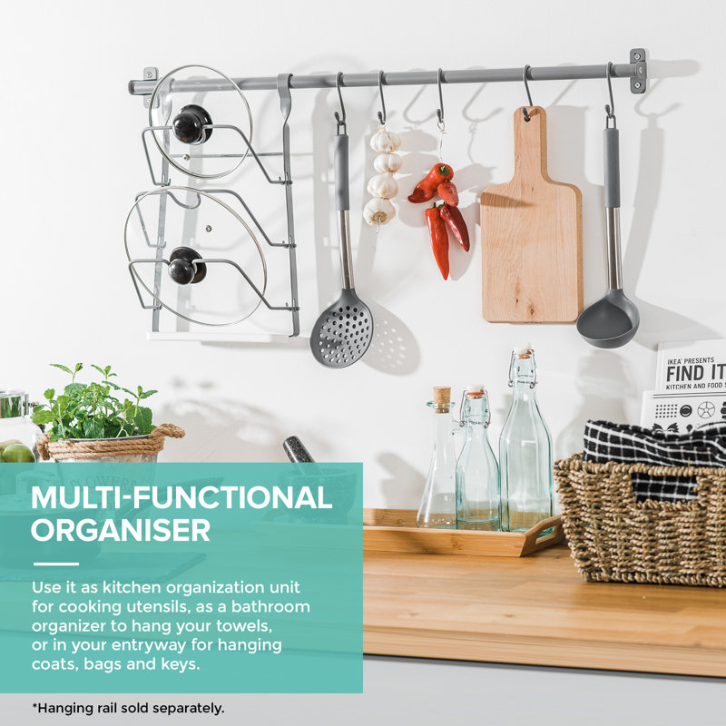 Woodside Plastic Cabinet Shelving Rack, Grey
