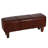 Morgan Large Bench Genuine 100% Leather, Brown