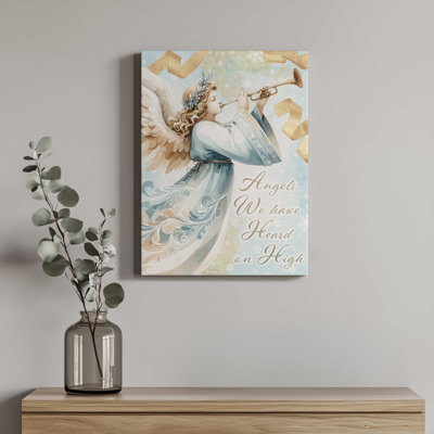 «Angels We Have Heard on High» par Nicole DeCamp, reproduction d'art