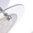 Vanderpool Sleek chrome 3 - Light 11.8" Flush Mount
