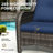 Anahit 5-Piece Outdoor Conversation Seating Group with Cushions-799647327