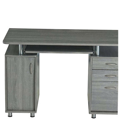 Bureau d'ordinateur complet avec rangement