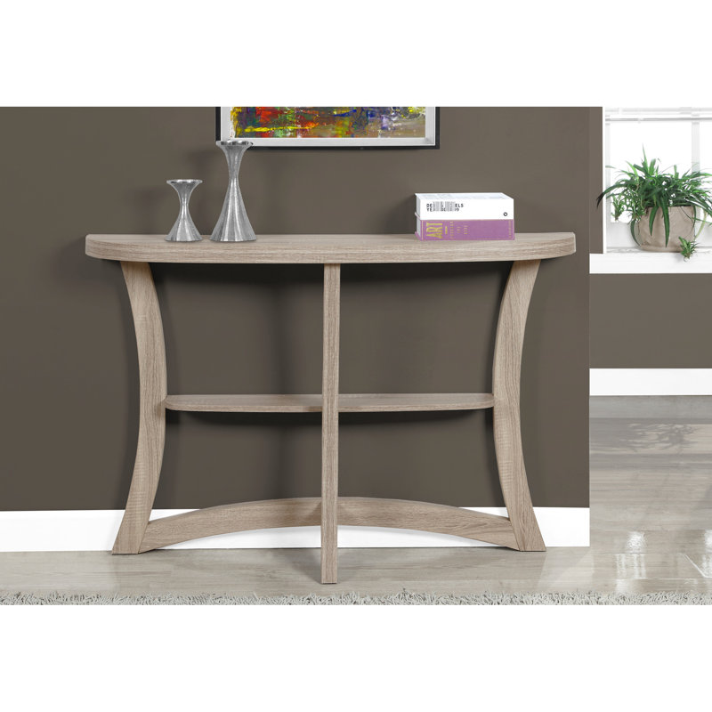 Chambre à coucher Console décorative taupe: contemporaine et brun stratifié: console avec style