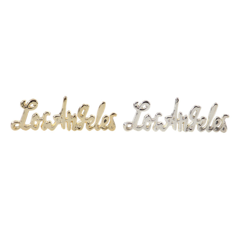 Blocs de lettre los angeles en aluminium/acrylique