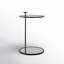 Ciro Metal & Mirrored Side Table-1074595657