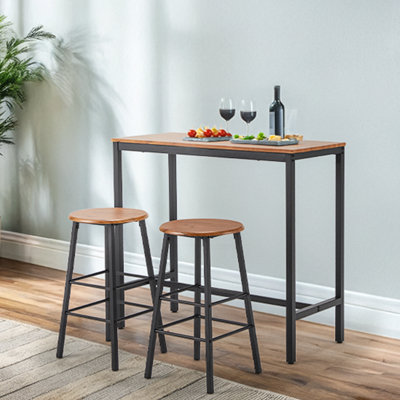 3 - Piece Dining Set, Rectangular Bar Table Set