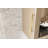 Frameless Single Sliding Shower Door  56-60 "W X 60" H, 1/4 "(6 Mm) Clear Tempered Glass, Explosion Proof Film, Stainless Steel Handle Square Tube Track