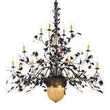 Cheyla 16 - Light Dimmable Tiered Chandelier