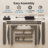 Dual Motor Electric Standing Desk Frame With Memory Controller, Computer Memory Desk Adjustable Table Legs Up To 47.3" For Home Office, Rapid Mount-55610773-55610774