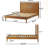 Solid Wood Platform Bed (BED)-1444997135-1444997128
