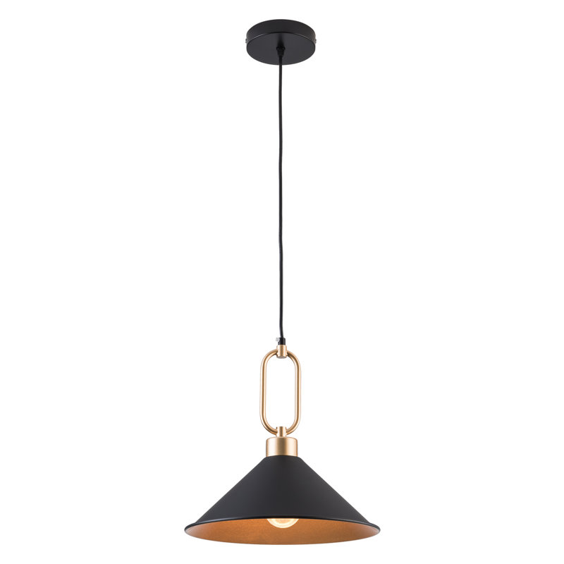 Skaghe 3 - Light Matte Black Retro Dome Hanging Pendant Light