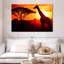 Brampt silhouette de girafe d'Afrique-108821385