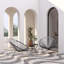 Ensemble de 2 chaises d'appoint d'intérieur / extérieur XL
