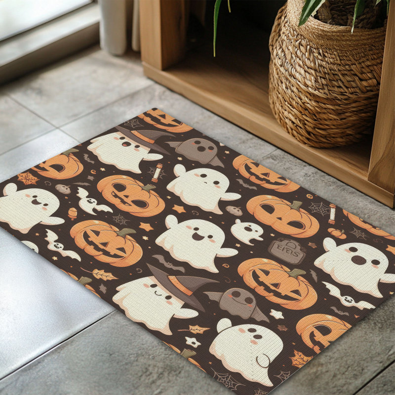 Tapis tressé Spooky Harvest, Rectangulaire 3 pi x 5 pi