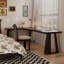 Black L-Shaped Solid Wood desk-1096524227-1096524224