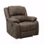 With Recliner Function Modern Reclining Chair Brown Polished Microfiber Pillowtop Arms Solid Wood Frame 1Pc Living Room Furniture