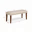 Banc rembourré