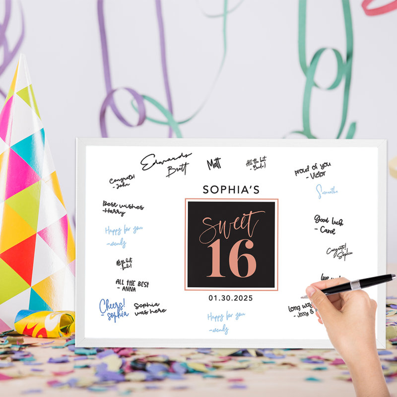Signe d'anniversaire en papier