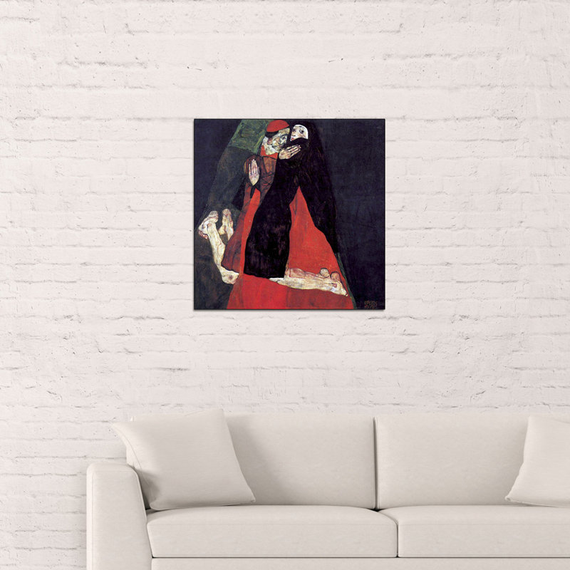 Egon Schiele - Wrapped Canvas Painting, 70cm H x 70cm W x 1.8cm D