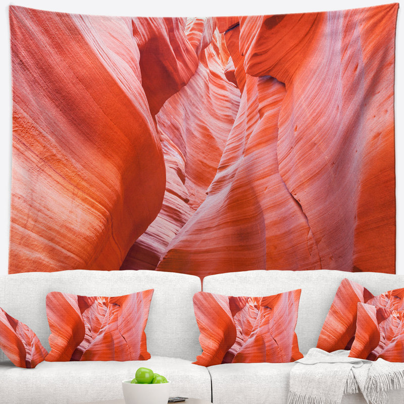 Tapisserie Schafer Landscape Antelope Canyon Walls, H 32 po x l 39 po