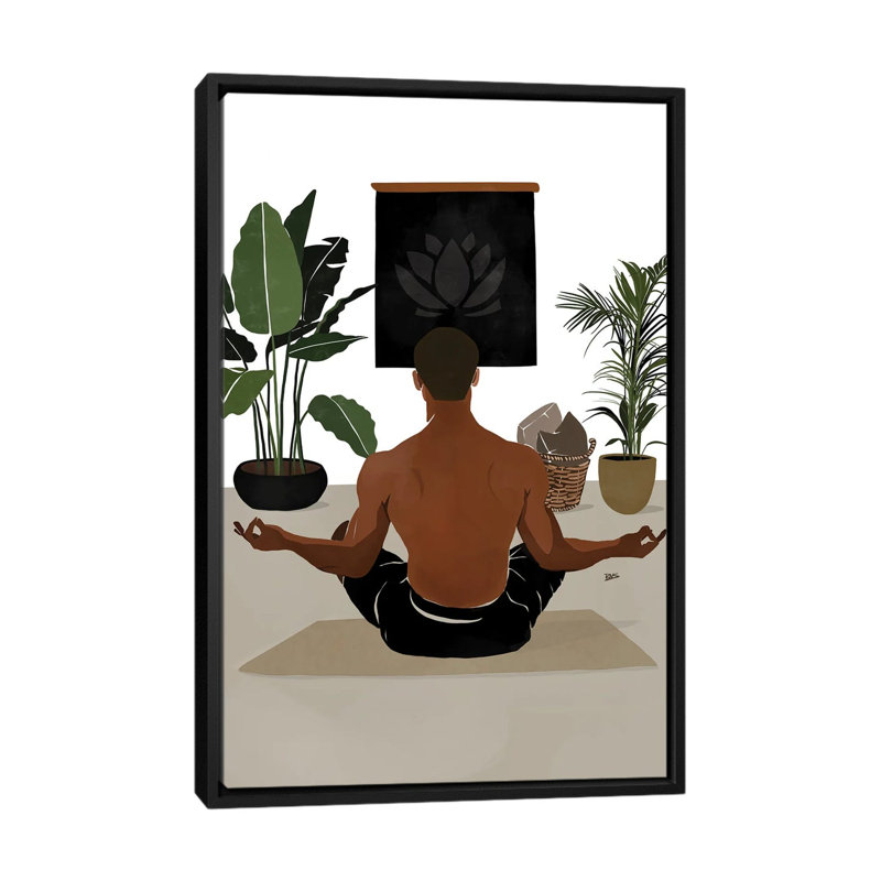 « Focus » par Bria Nicole-impression d’art graphique, Pas de tapis, H 48 po x l 32 po x P 1,5 po, Toile avec cadre noir