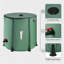 HKDANXINTECHLIMITED 200 Weather Resistant Plastic Rain Barrel
