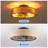 20" Farmhouse Reversible Ceiling Fan 