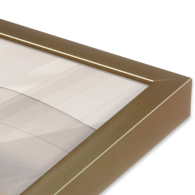 Rustic Elegance Noir Print, Brushed Gold Framed, 17.25" H x 21.25" W