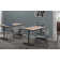 Nicklos T-Base Training Seminar Table, 2 Zeng Stack Chairs