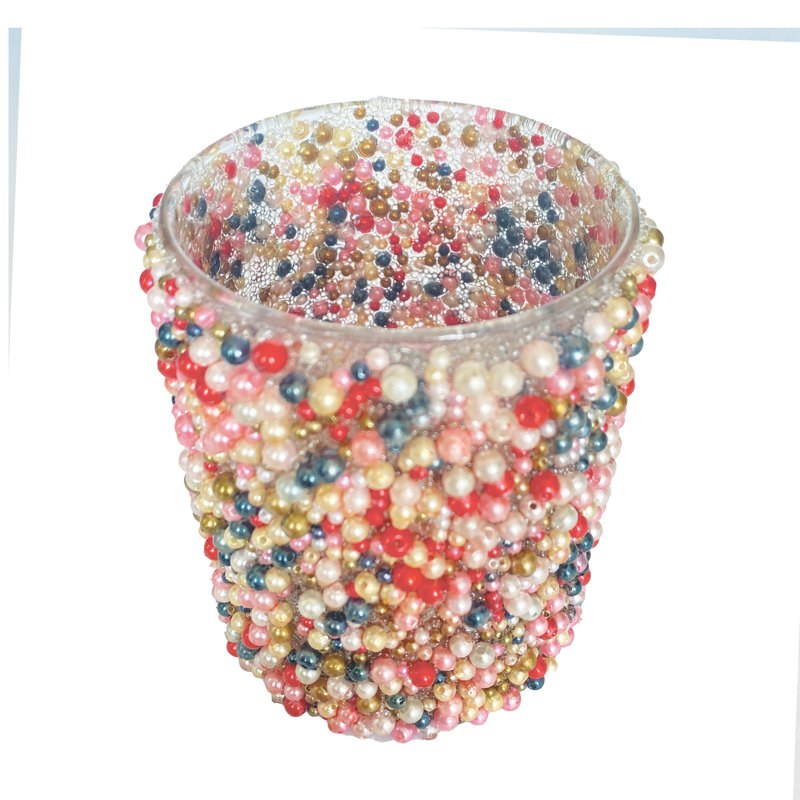 Porte-votive en verre perlé Artisan