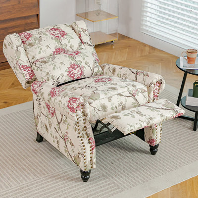 87.5cm Wide Glider Wing Chair Recliner