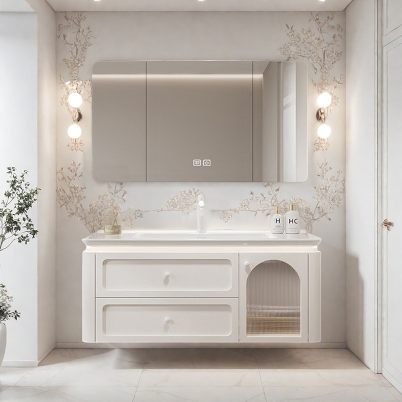 Modern and simple bathroom cabinet