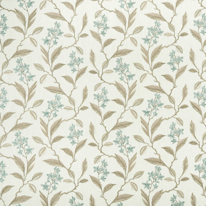 Halcyon Melrose Fabric, Duckegg