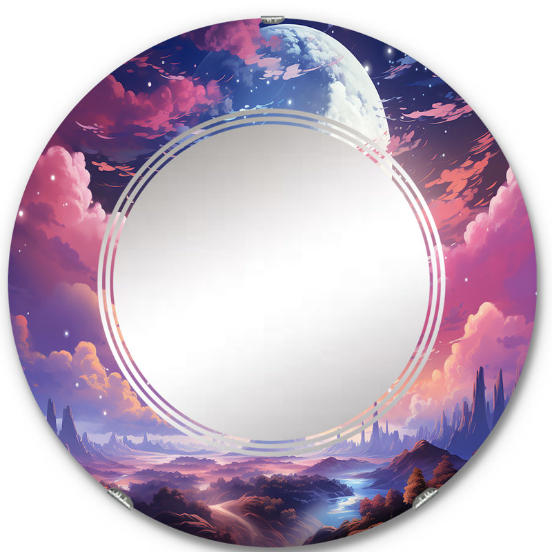 Miroir mural Purmerend, 24 po x 24 po
