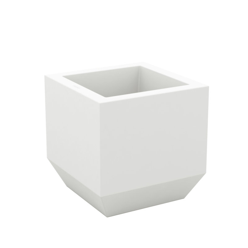 Pot à fleurs en résine Vela, Glace