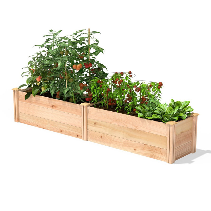 Premium Cedar 16.5" x 96" Raised Garden Bed
