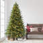 7.5' Artificial Fir Christmas Tree with Color & Clear Lights