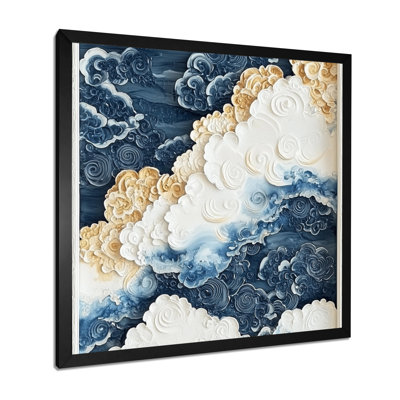 «Abstract Sea Breeze Waves III», reproduction sur toile côtière