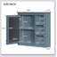 Armoire de rangement murale avec miroir, 30 po x 28 po, design moderne avec 3 tablettes ouvertes et intérieur réglable-981622023