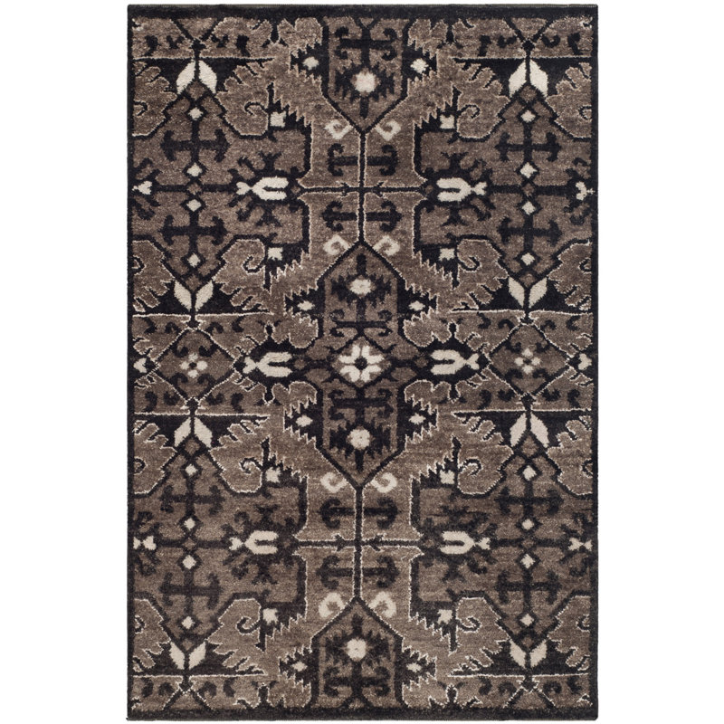 Ralph Lauren Sheldon Wool, Cotton, Silk Oriental Rug, Rectangle 2' x 3'