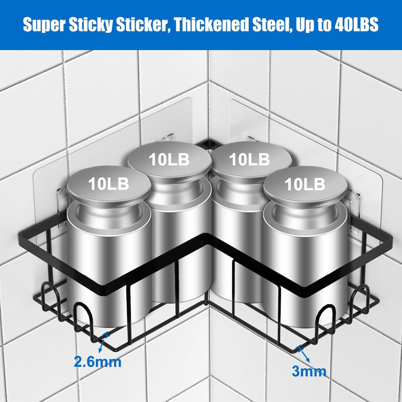 Metal Bathroom Shelves