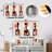 Soft Color Boho African Art I - Woman African American Metal Wall Art Prints Set Of 3-1392183889