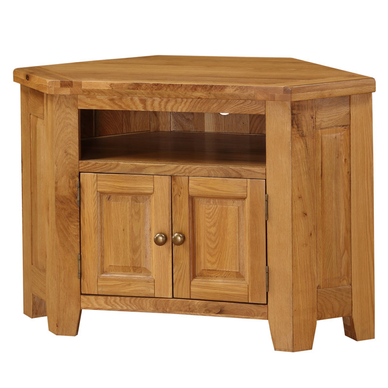 Demarco Unfinished Corner TV Stand for TVs up to 43"