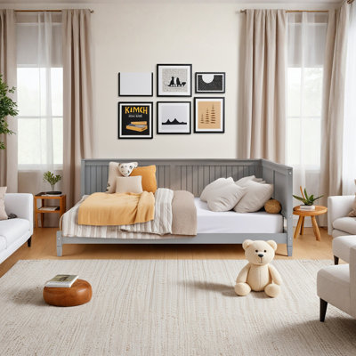 Wood Daybed/sofa Bed, With Wood Slats