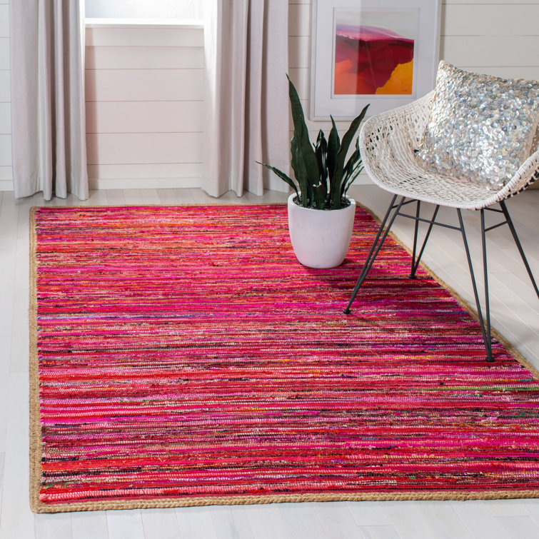 Naveen Hand Woven Cotton And Jute Abstract Rug