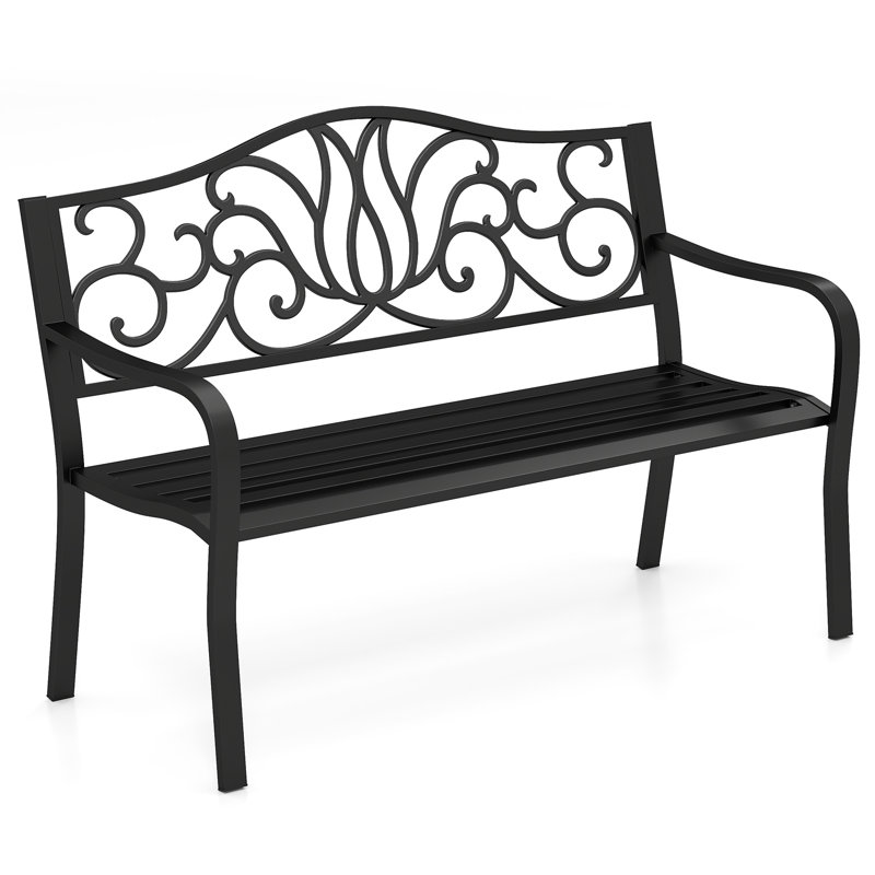 Metal Park Bench