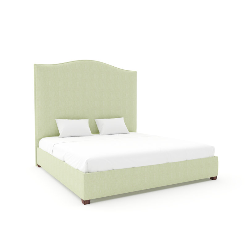 Guilford Bed With 11" Rails, Espresso, Twin, Maestro Ultra Performance Meadow
