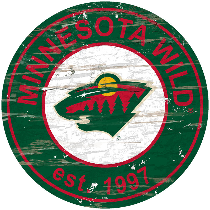 Traditional Entertainment Wall Decor, Minnesota Wild