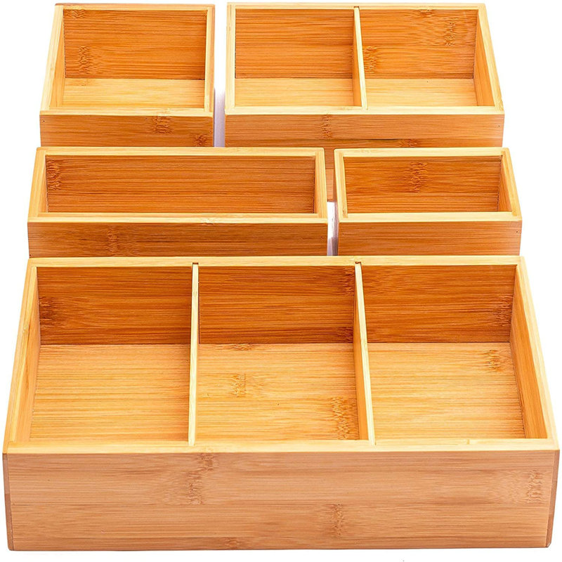 Mikkanen Bamboo Organiser Set
